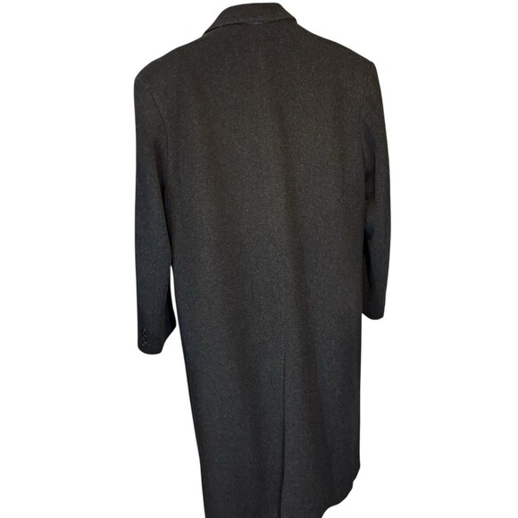 Il Telaio Mens Cashmere Wool Coat Sz 40R Charcoal Gray Luxury Business Old Money - Picture 5 of 16